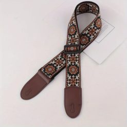 Cinghia per Chitarra Vintage con Fiori Andini