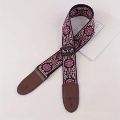 Tracolla per Chitarra Vintage con Motivo Floreale Elettrico