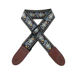 Cinghia per chitarra - Vintage Blu Bohemien