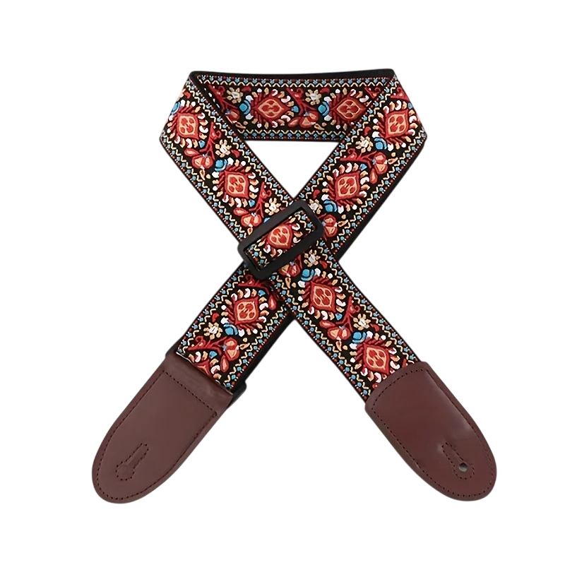 Sangle - Cinghia per Chitarra Vintage Rossa Andalusa