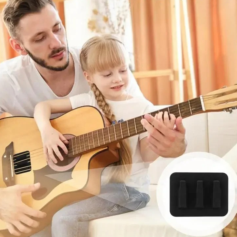 Silenzioso - Chitarra Acustica - Sordina in Silicone Mute Pad Flex per Riduzione del Rumore