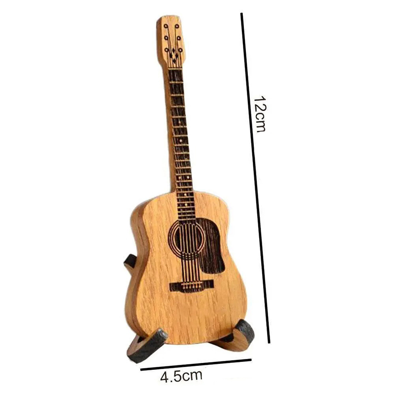 Dimensioni Scatola di plettri per chitarra acustica in legno Cuore del Liutaio