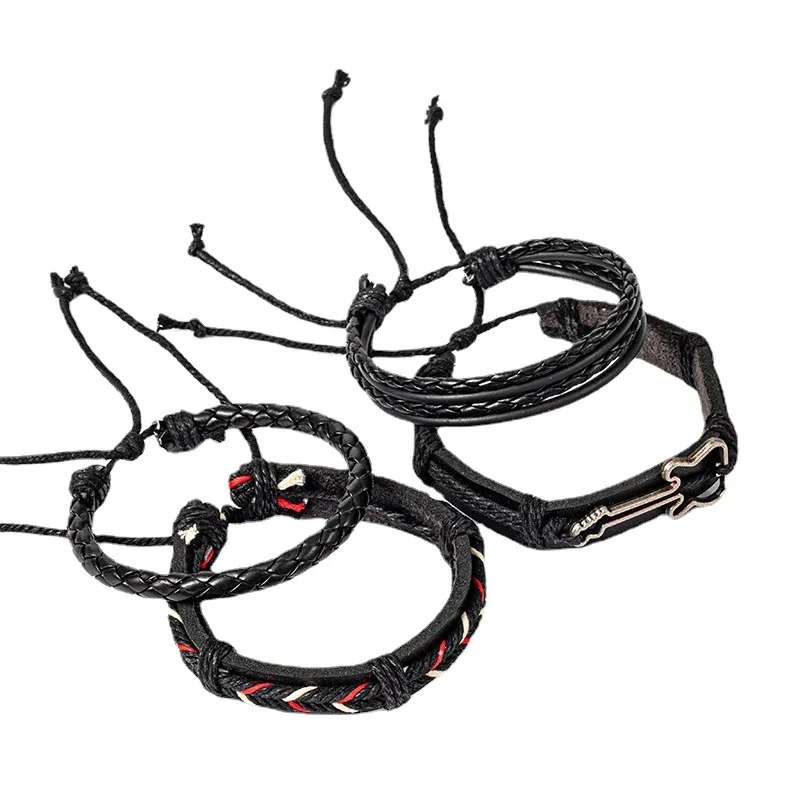 Magnifico Braccialetto Chitarra Rock - Trio Tribale Elettrico