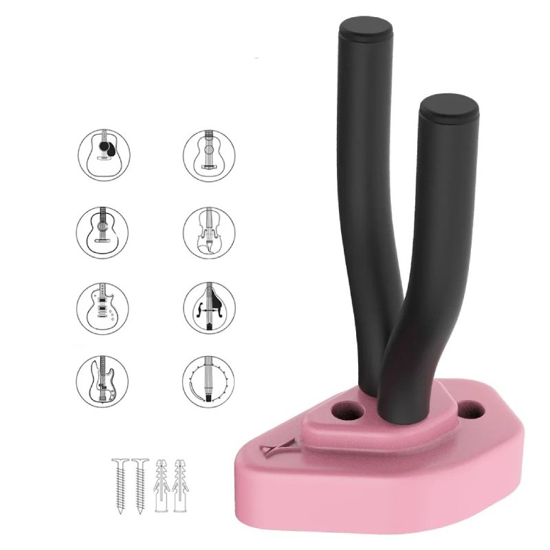Magnifico Supporto da Muro per Chitarra "Pink Candy