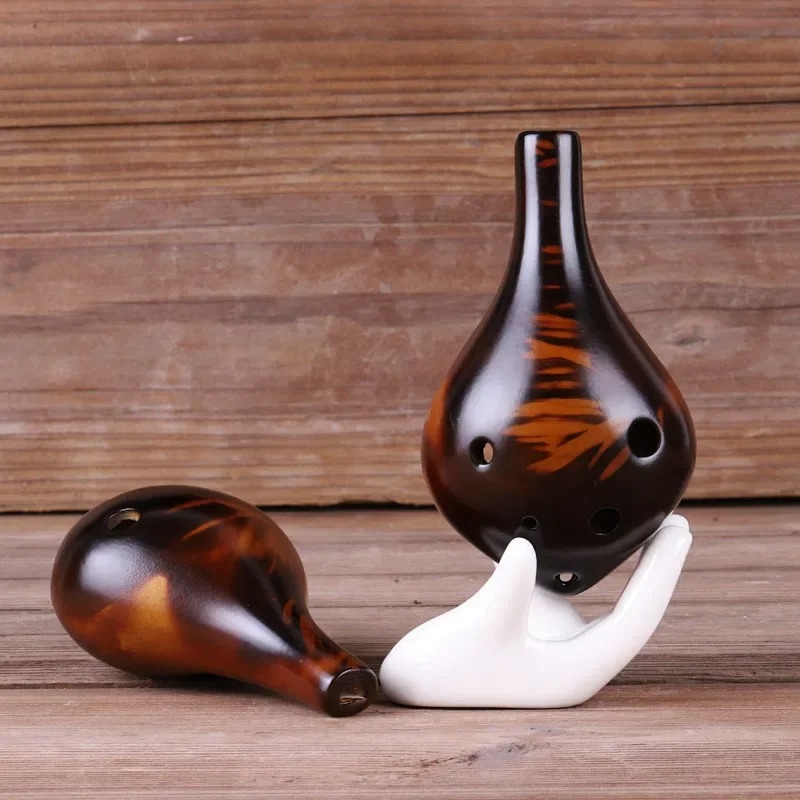 Ocarina in Ceramica - Stile Strawfire a 6 Fori Tonalità C