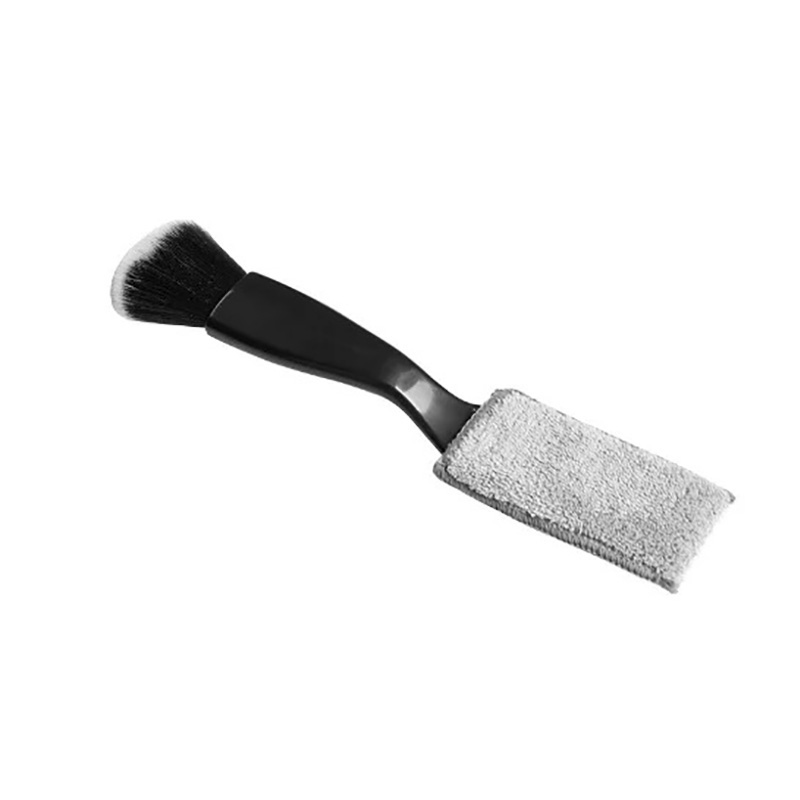Spazzola e Pulitore di Corde per Chitarra - Strumento di Manutenzione 2-in-1 nero