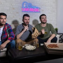 Insegna Luminosa - Neon LED Chitarra Live Music