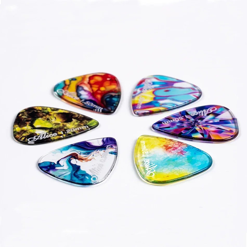 Plettri per Chitarra - Tematica Psichedelica - Set Riflessi Cromatici (20 pezzi)