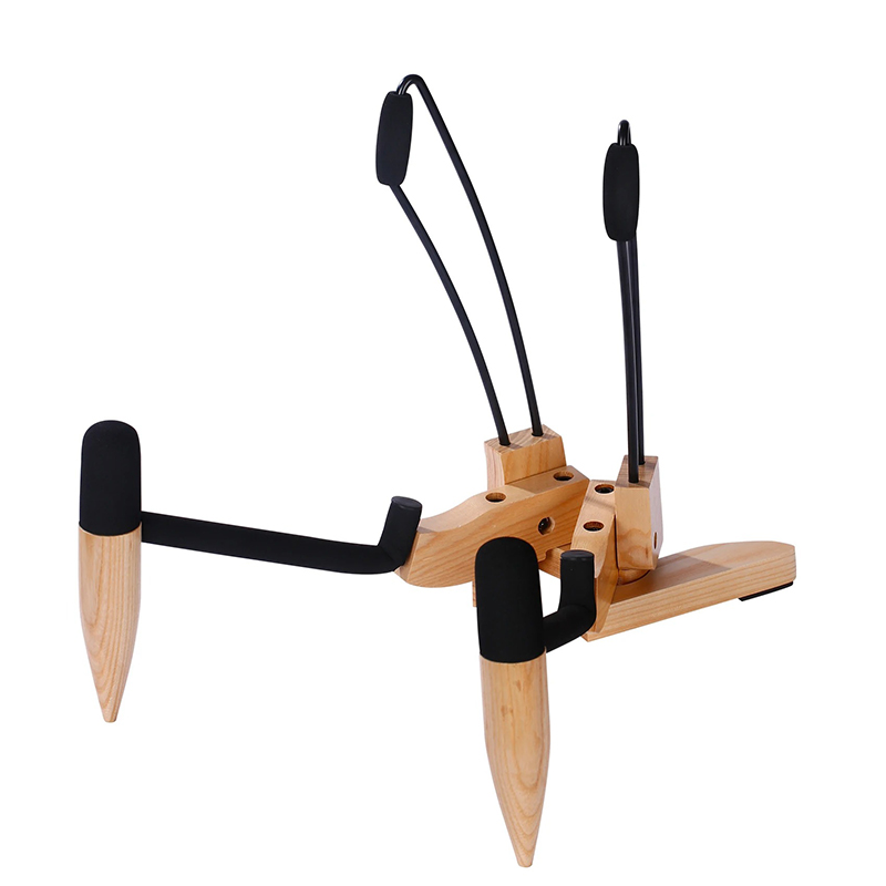 Porta Chitarra in Legno Massiccio - Design Articolato di Lusso & Ultra-Stabile Modello 2