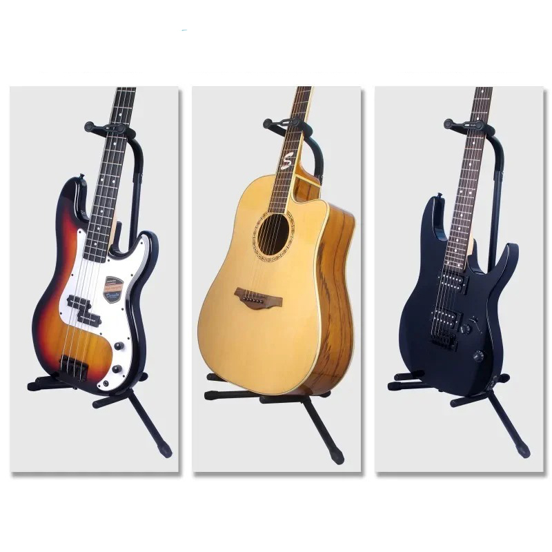 Supporto per Chitarra Regolabile con - Gancio Antiscivolo - Supporto Universale per Chitarra, Banjo & Viola
