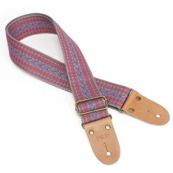 Cinghia per Chitarra Vintage con Freccie Navajo e Schegge Viola
