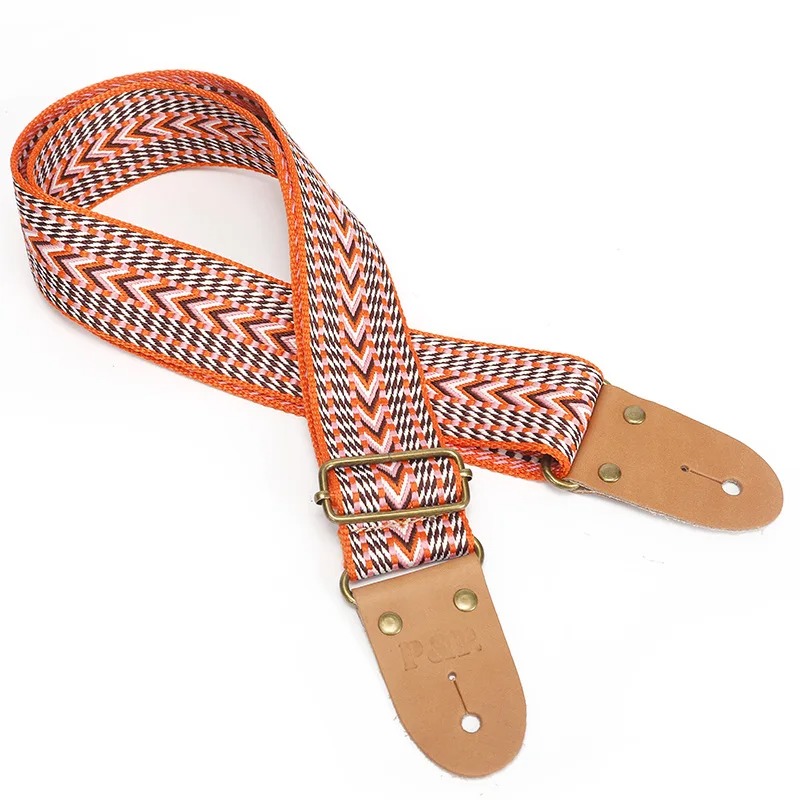 Cinghia per Chitarra Vintage Freccie Navajo Fuoco Selvaggio