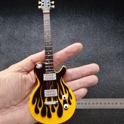 Avant Mini Chitarra Rock 'Fiamma Gialla' Edizione da Collezionista con Tracolla