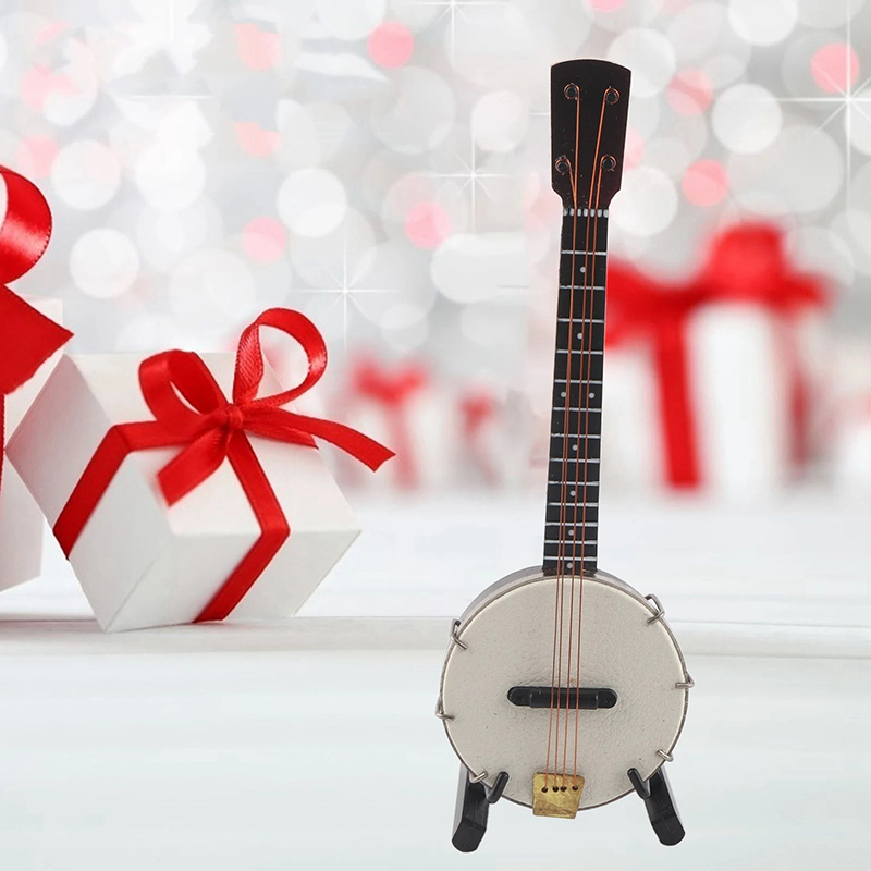 Miniatura di Banjo da Collezione - Modello Folk Classico 14,5 cm