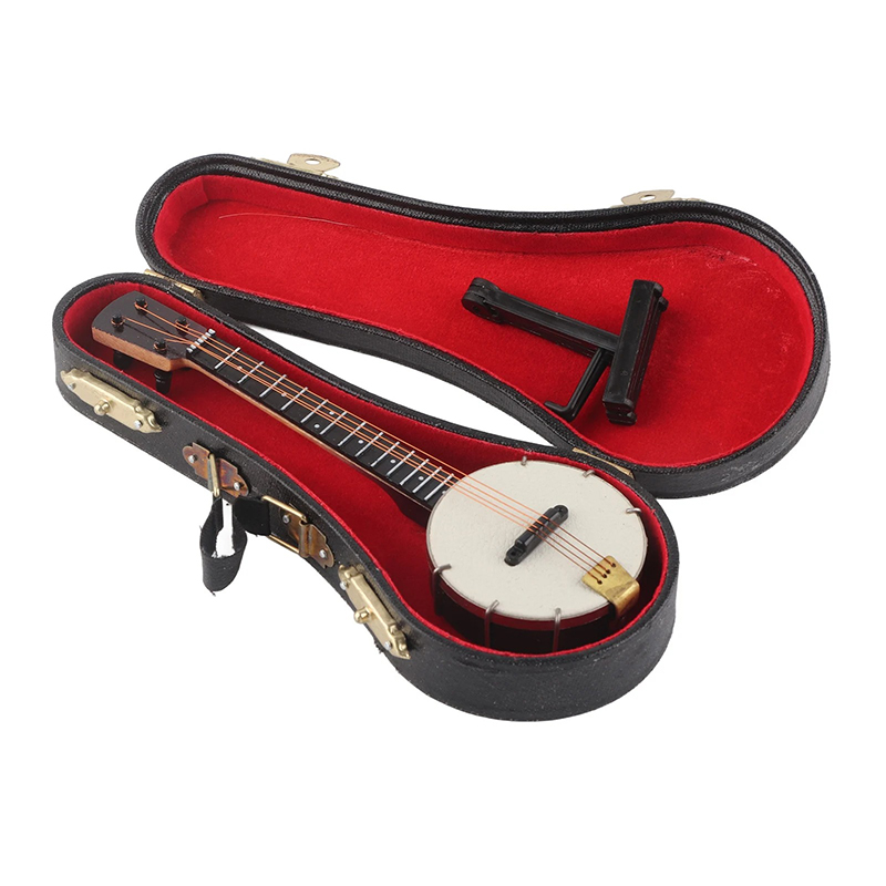 Miniatura di Banjo da Collezione - Modello - Folk Classico 14,5 cm