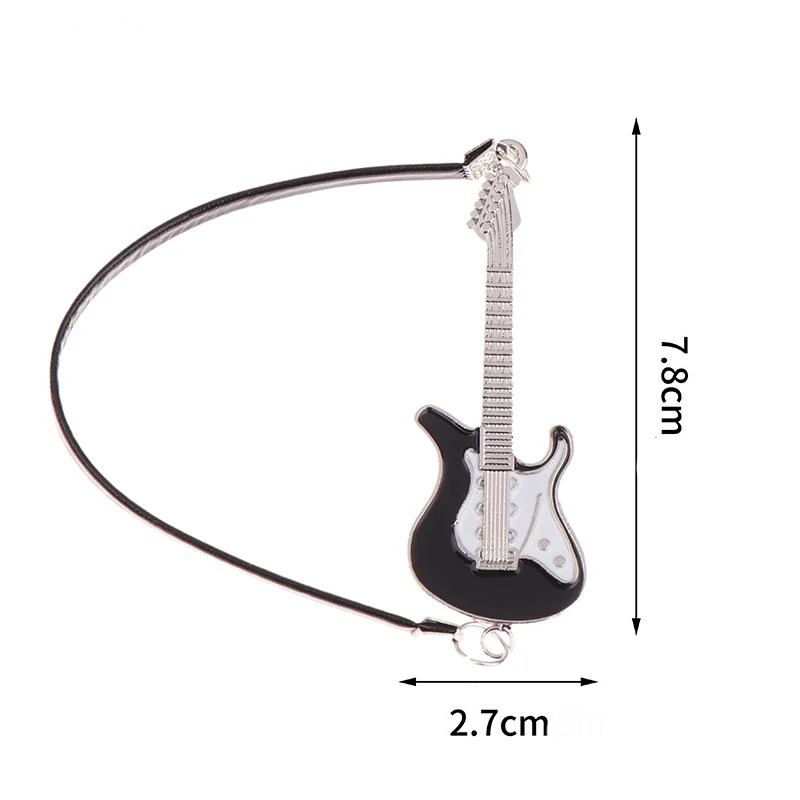 Dimensioni Chitarra Miniatura da Collezione Rock Legend - 4 colori a scelta!