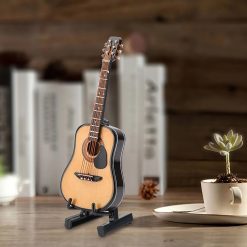 Chitarra Acustica Miniatura - Modello Classico Naturale 15 cm