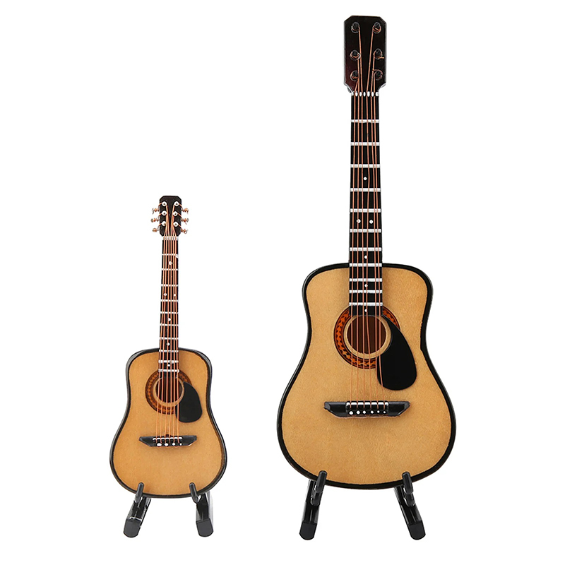 Chitarra Acustica in Miniatura - Modello - Classico Naturale 15 cm