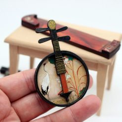 Miniatura di Strumento Musicale Asiatico - Modello Canto della Gru