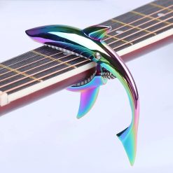 Capotasto Chitarra - Design Squalo Arcobaleno
