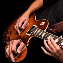 Avant Lot de 6 Plectres Guitare (Médiators) Motif Chat, avec Étui Porte-clés Porte-Plectre, pour Guitare Électrique Acoustique Basse
