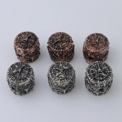 Boutons de Volume Guitare Pentagramme Métallique Antique - 2 couleurs au choix !