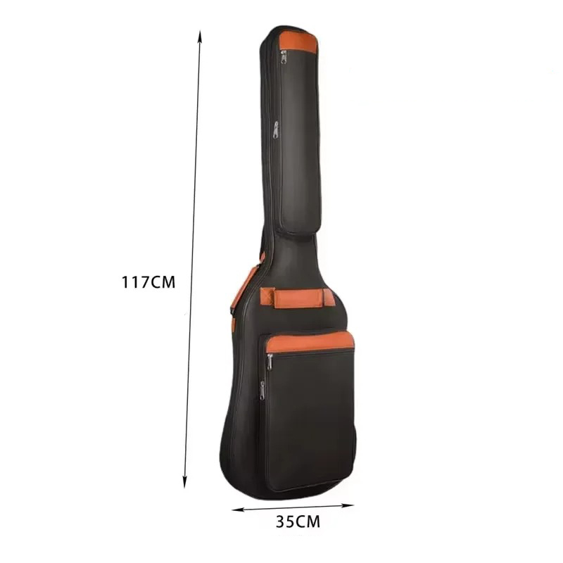 Dimensions Housse Guitare Basse Électrique Rembourrée 10mm, Gig Bag Sac à Dos Oxford 600D, Étanche pour Precision et Jazz Bass