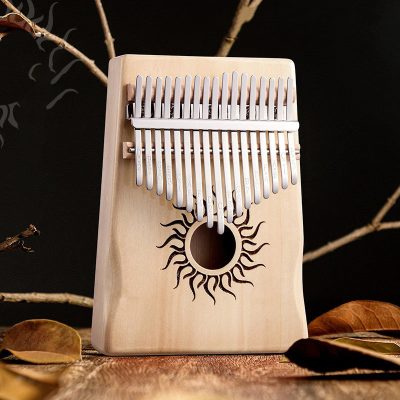 Kalimba 17 Lames “Soleil du Matin” Couleur Beige