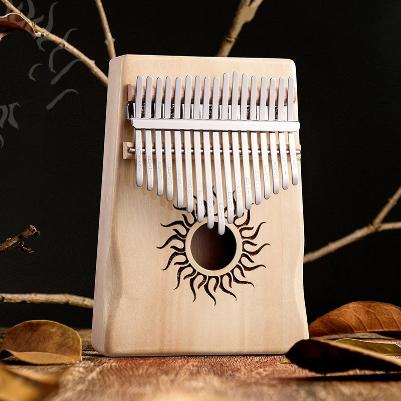 Kalimba 17 Lames “Soleil du Matin” Couleur Beige
