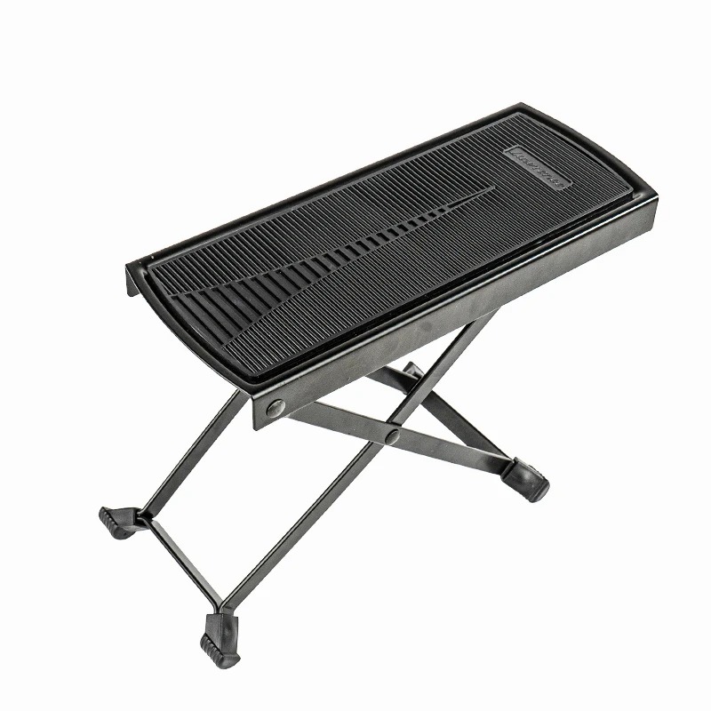 Repose-pied Guitare Métallique Pliable - 5 Niveaux de Réglage