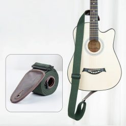 Sangle de Guitare Classique - Vert Forêt Profonde