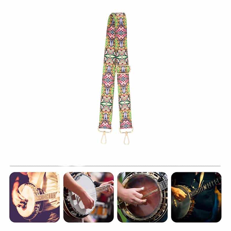 Ceinture de Banjo ajustable avec motifs floraux