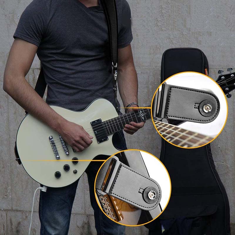 Sangle de guitare électrique avec mousse 3D - livrée complète