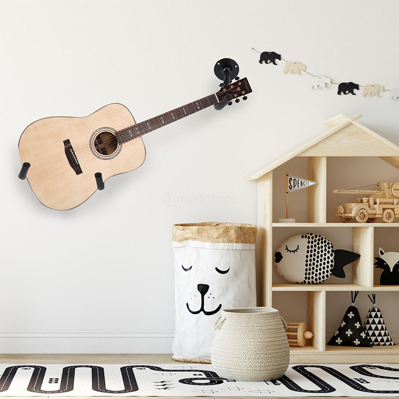 Ensemble complet de support de guitare mural pour guitare