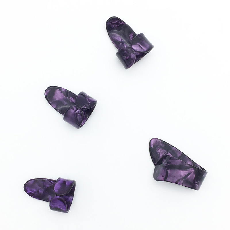 Ensemble de 4 médiators médiator pour + 3 médiators 3 doigts - couleur violet