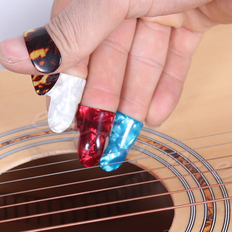Lot de 10 Médiators Pouce pour Guitares acoustique