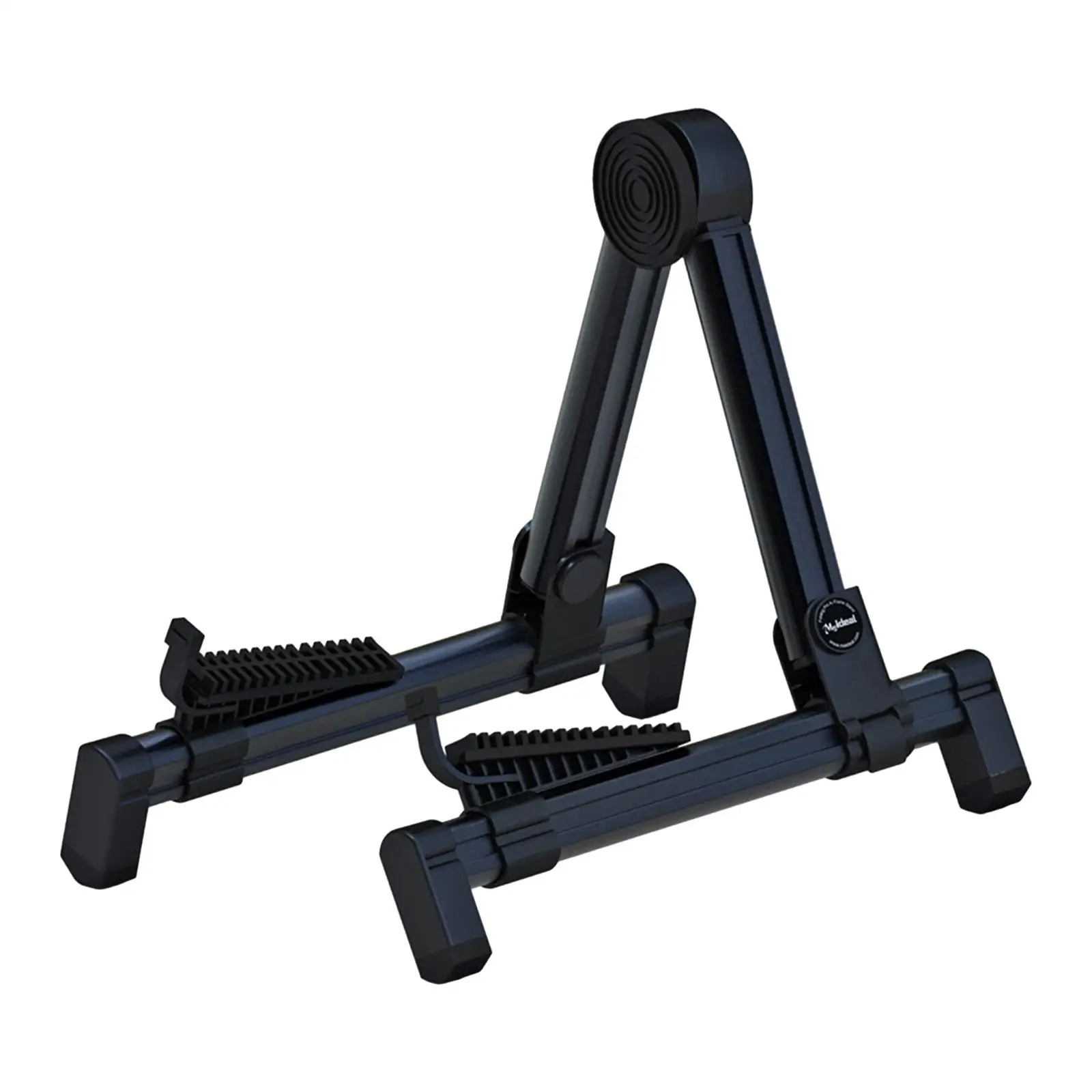 Mini porte guitare trépied pilant pour ukulélé - modèle noir
