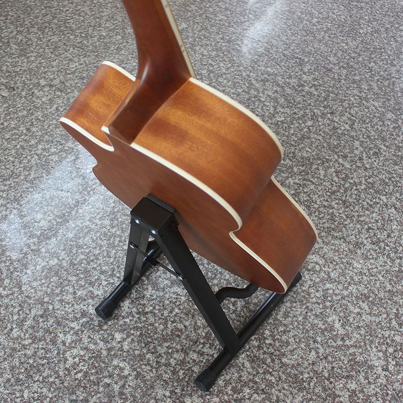 Supporto per chitarra a treppiede pieghevole - 3 colori a scelta