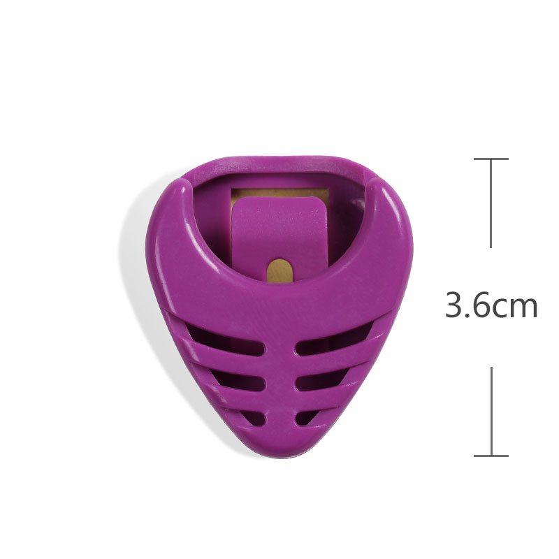 Porte médiators distributeurs adhésif - couleur violet