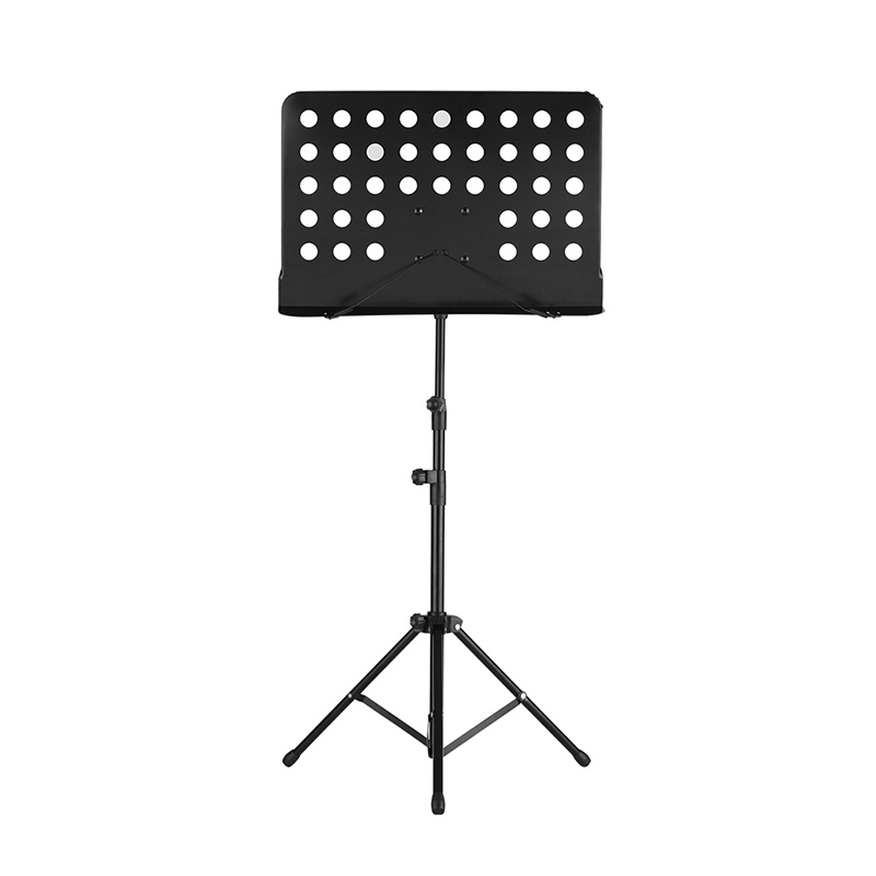 Pupitre guitare trépied pliable et réglable - noir