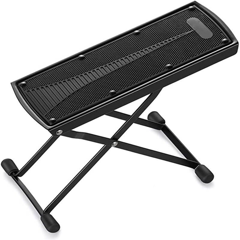 Repose Pied guitare avec pied en métal vue produit