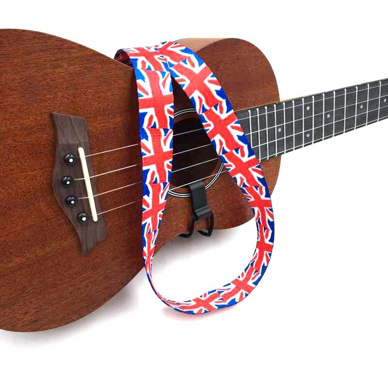 Sangle Ukulélé réglable Motif Union Jack