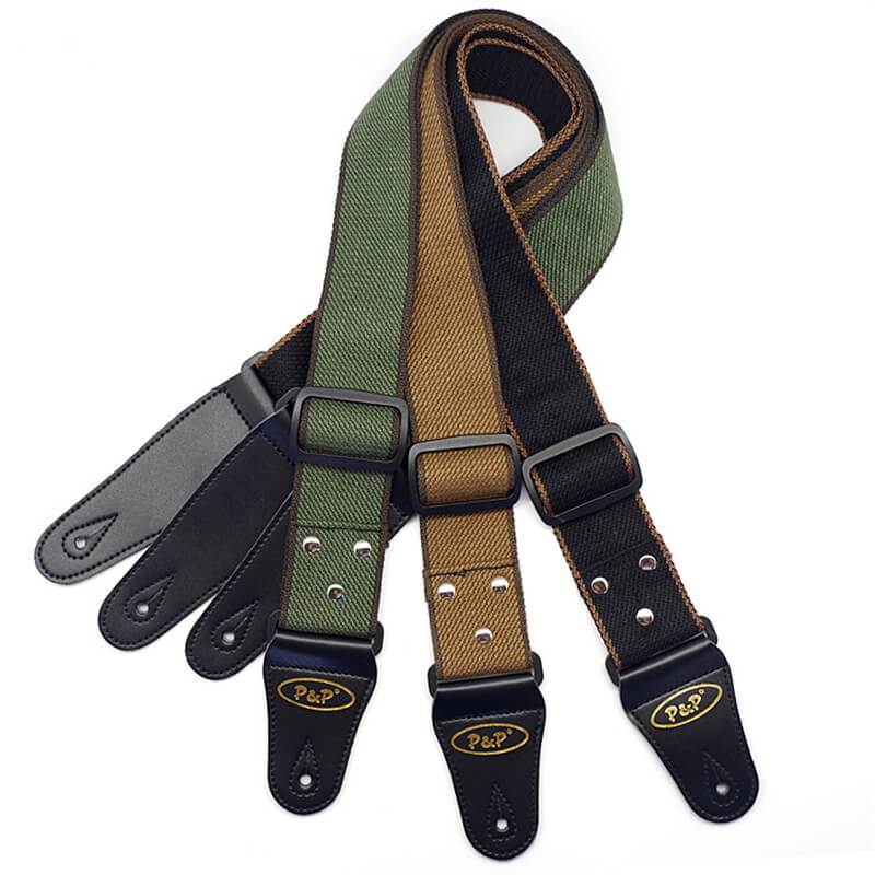 Sangle de couleur unie pour guitare classique