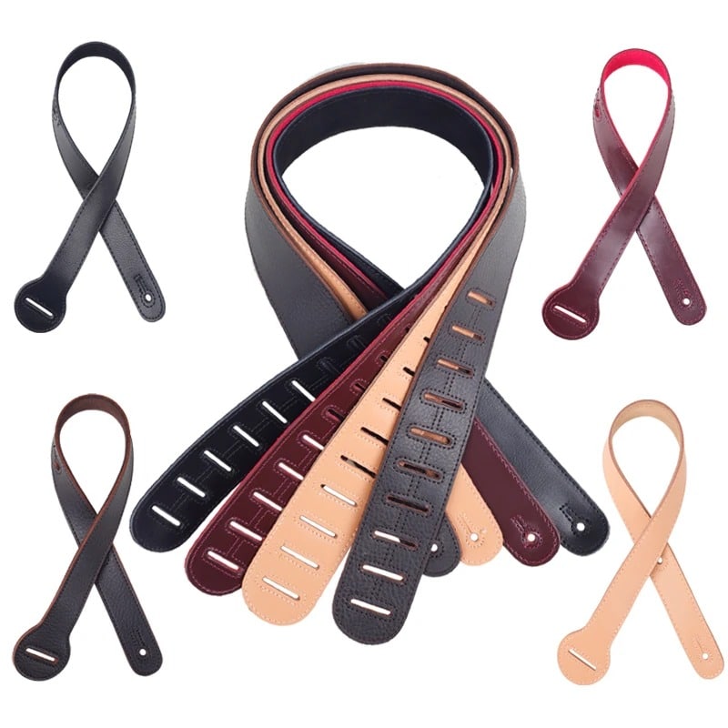 Sangle en cuir de vachette 4 couleurs
