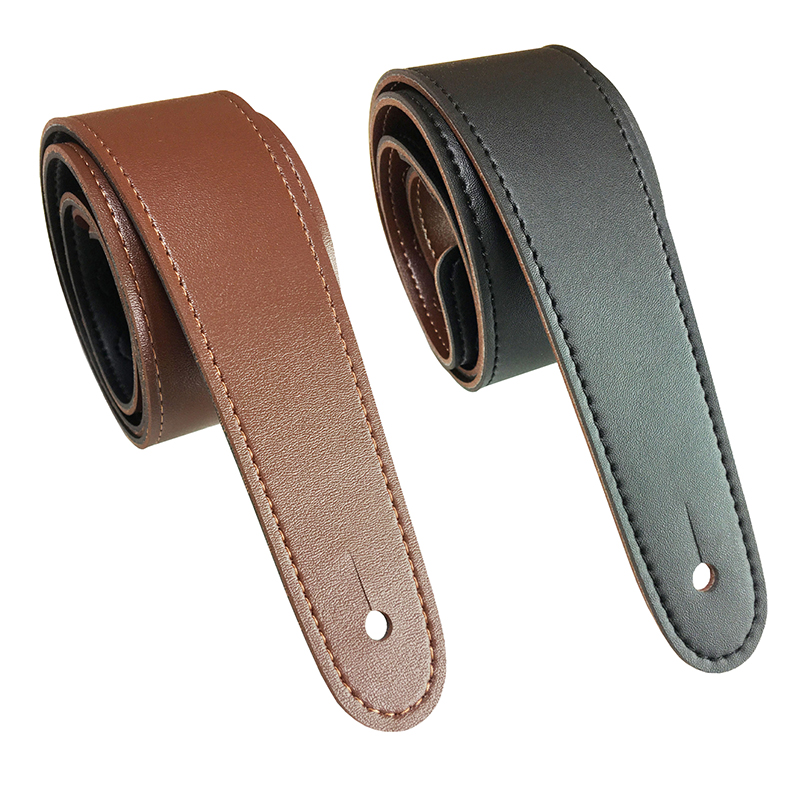 Sangle en cuir synthétique pour guitare acoustique