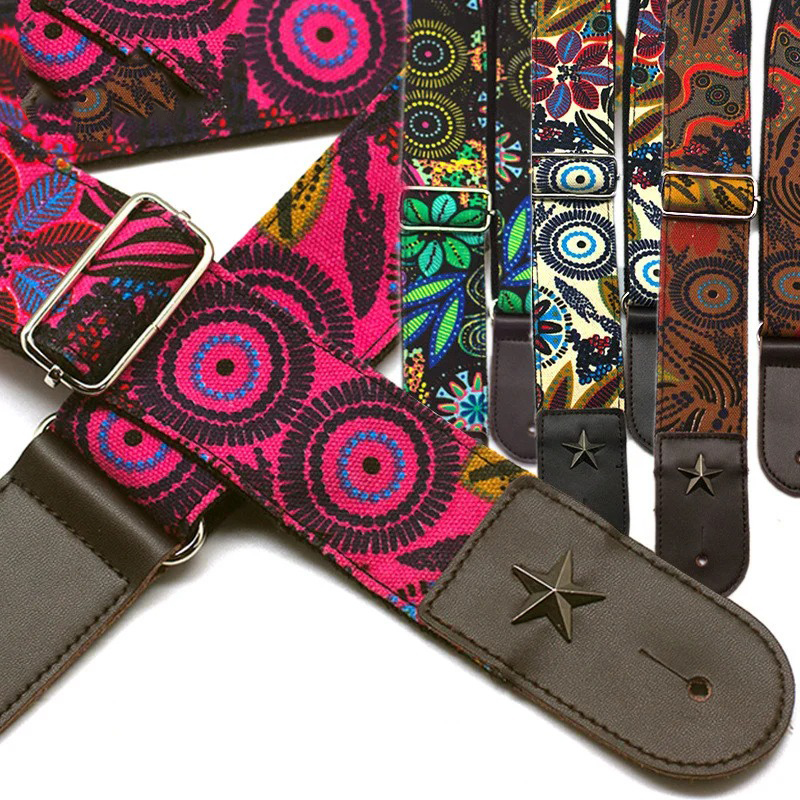 Sangle hippie en 4 coloris chamarrés