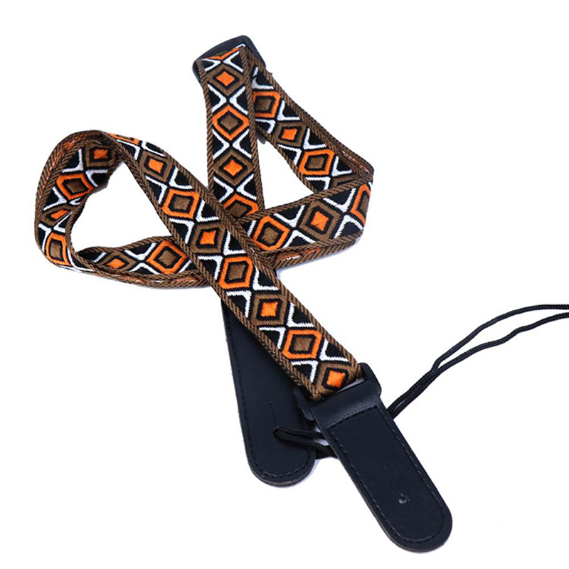 Sangle ukulele en coton tissé
