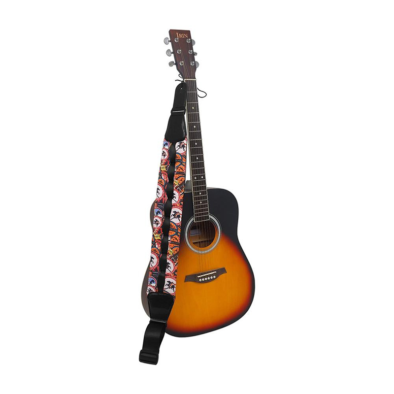 Sangles de guitare accoustique avec magnifique imprimé vue réglage