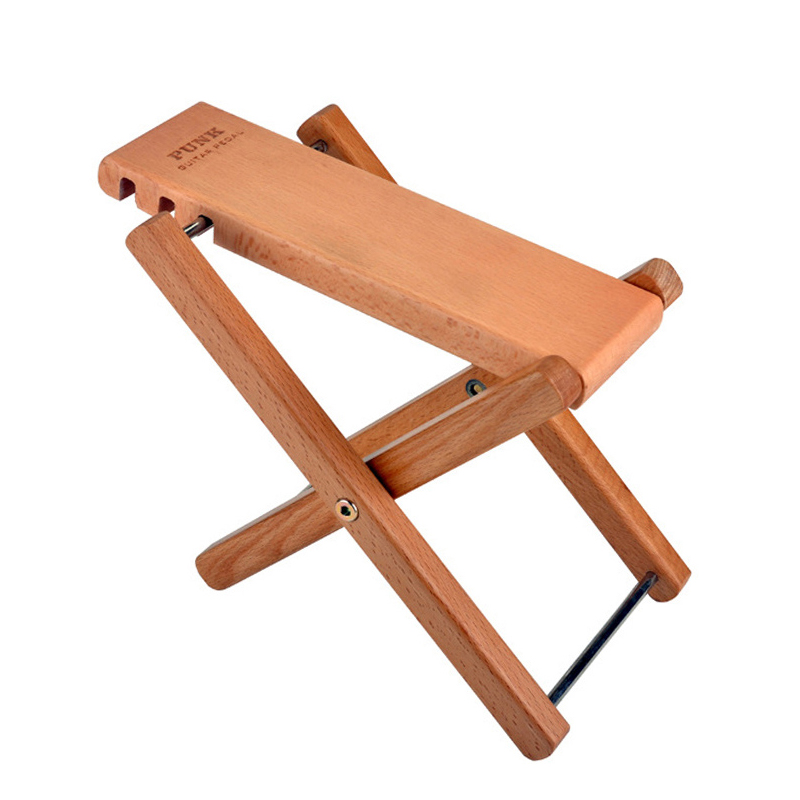 article Repose Pied guitare en bois