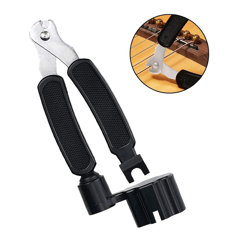 type d'utilisation de l'extracteur de cordes de guitare multifonction 3 en 1